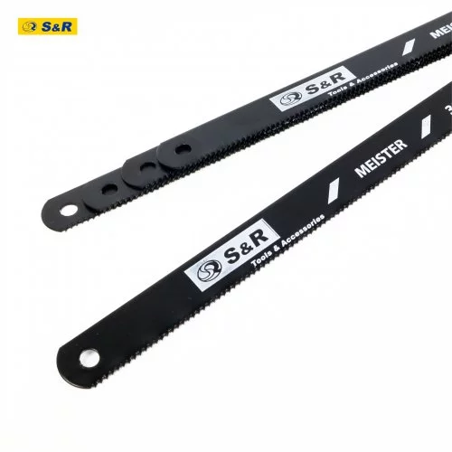 Полотно пиляльне для ножівки S&R Meister 300 мм 18 TPI по металу 5 шт