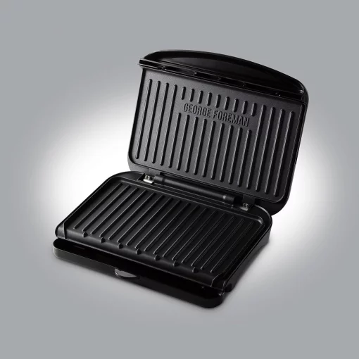 Гриль George Foreman прижимний Fit Grill Medium 1630Вт, темп. режимів-1, пластик, чорний