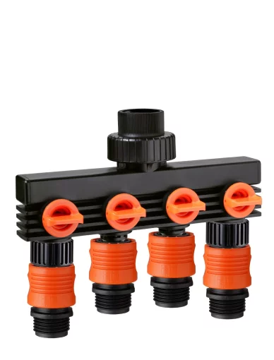 Розподілювач 3/4"В вихід 4-х канальний адаптер конектора бл.