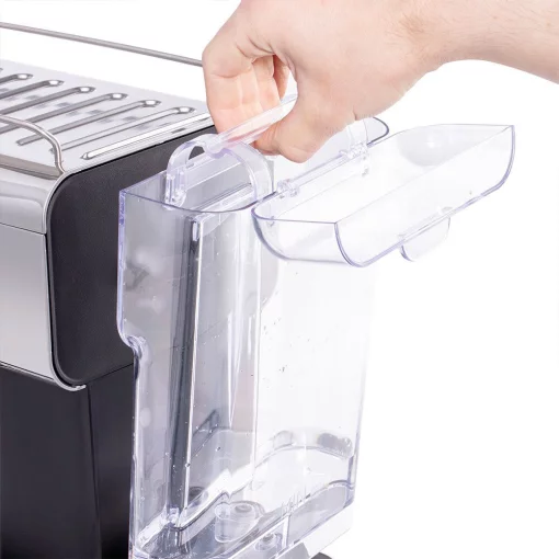 Кавоварка Russell Hobbs ріжкова Distinctions 1.1л, мелена + чалди, чорно-сріблястий