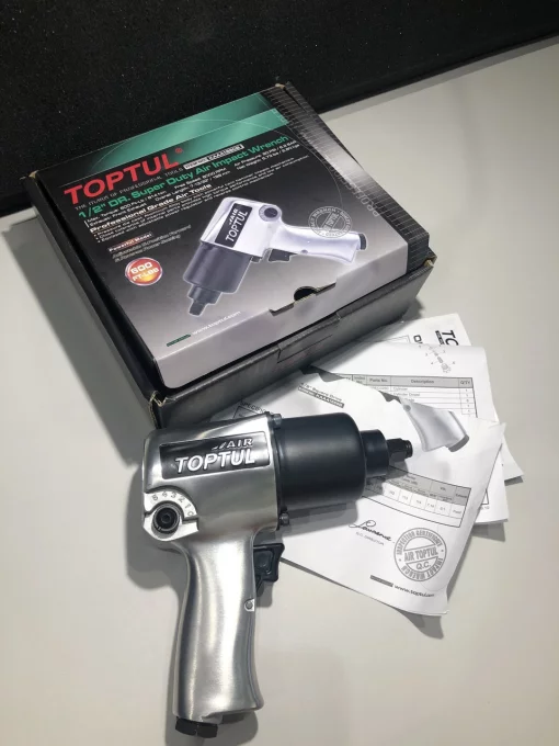 Гайковерт для автосервісу пневматичний 1/2" 814N/m 8000об/хв TOPTUL KAAA1660B