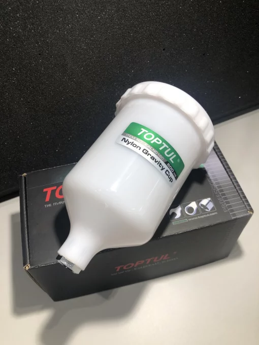 Бачок для фарбопульта пластиковий 600 мл (внутрішня різьба M16*1.5) TOPTUL KALN0160