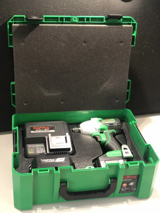 Акумуляторний гайковерт ударний 1/2" 120/240/385Nm 2760об/хв (Pro Series) TOPTUL KPA-1639E