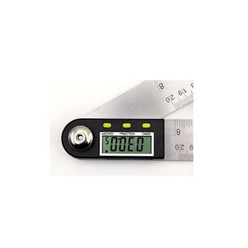 Кутомір для вимірювання кутів цифровий із лінійкою 500 мм PROTESTER 5422-500