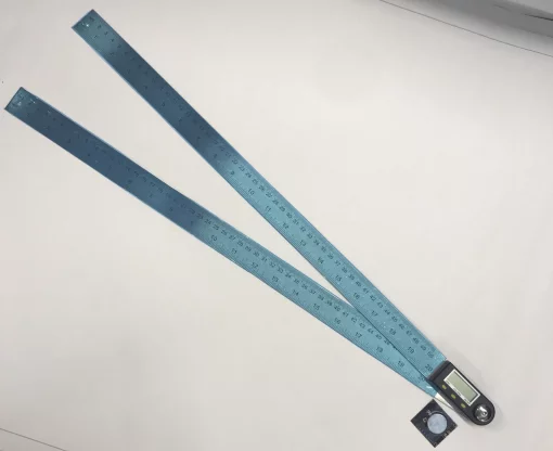 Кутомір для вимірювання кутів цифровий із лінійкою 500 мм PROTESTER 5422-500