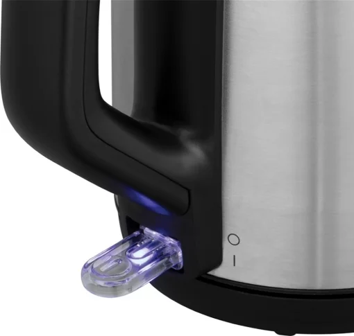 Електрочайник Russell Hobbs Heaton, 1.7л, нержавіюча сталь, сріблясто-чорний