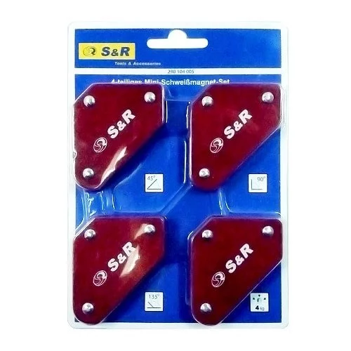 Комплект магнітних кутників для зварювання S & R 4 шт.