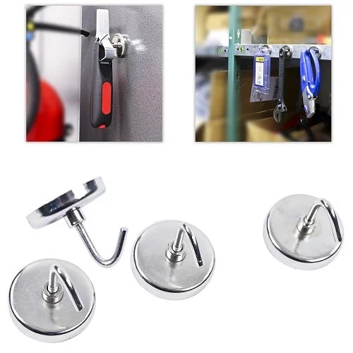 Набір магнітних тримачів S&R 5шт (2 планки + 3 гачка)