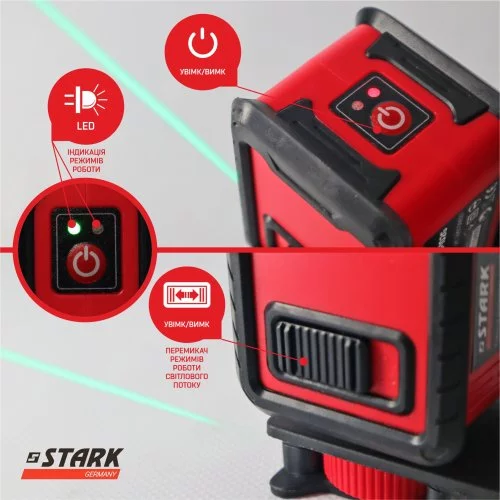 Нівелір лазерний STARK LL-102G 2 лінії