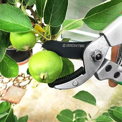 Секатор з наковаленкой Gruntek Tukane 195 мм