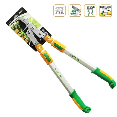 Гілкоріз телескопічний GRUNTEK XT 27-40 Premium з наковаленкою 685-1015 мм