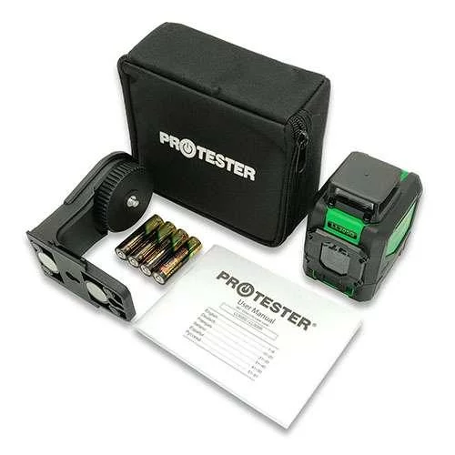 Побудовач площин лазерний H360°/1V, (зелений промінь) PROTESTER LL305G
