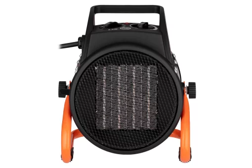 Теплова гармата електрична 2E Ceramic, 2кВт, 20м2, 197м3/год, керамічний нагрів. елемент (PTC), чорний, 1.55кг