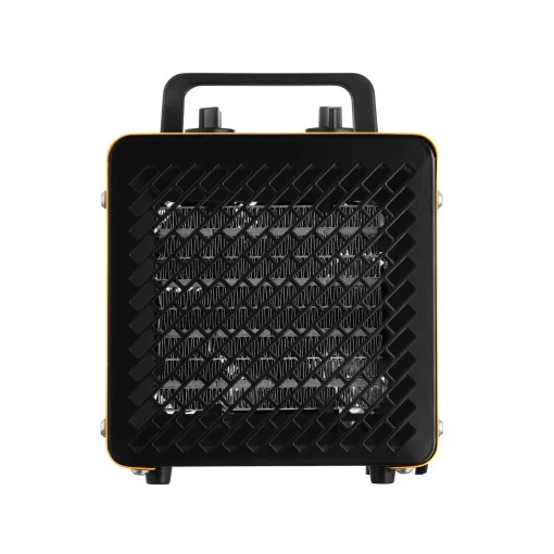 Теплова гармата електрична 2E Ceramic, 2кВт, 20м2, 142м3/год, керамічний нагрів. елемент (PTC), жовтий, 1.3кг