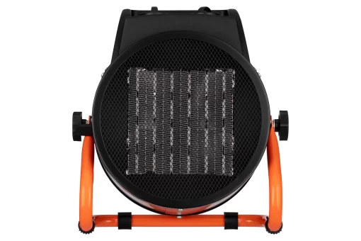 Теплова гармата електрична 2E Ceramic, 3кВт, 30м2, 280м3/год, керамічний нагрів. елемент (PTC), чорний, 2.85кг