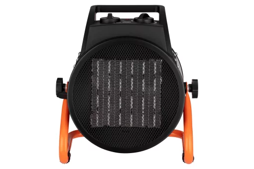 Теплова гармата електрична 2E Ceramic, 3кВт, 30м2, 280м3/год, керамічний нагрів. елемент (PTC), чорний, 2.85кг