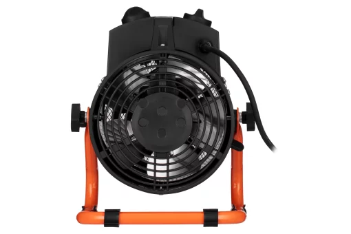 Теплова гармата електрична 2E Stainless, 2кВт, 20м2, 239м3/год, нагрів. елемент - нерж. сталь, IPX4, чорний, 3кг