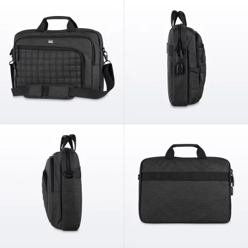 Сумка 2E CrossSquares 16", чорна