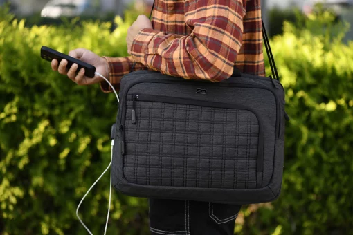 Сумка 2E CrossSquares 16", чорна