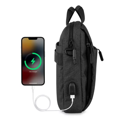 Сумка 2E, Melange 16", чорна