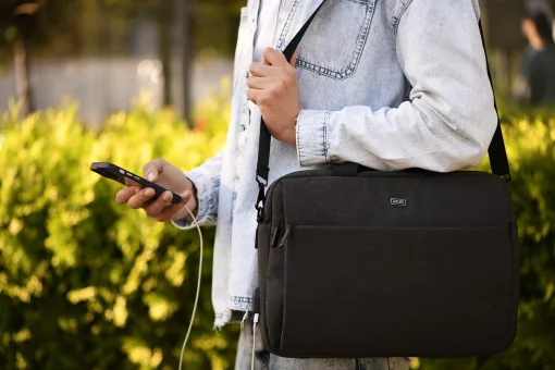 Сумка 2E, Melange 16", чорна