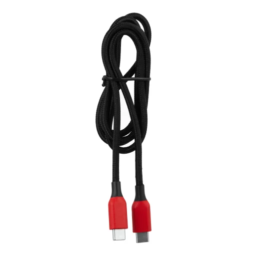 Кабель USB-C > USB-C заряджання/синхронізації 2E 1м, 100Вт Type-C, чорний