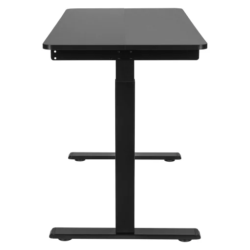 Стіл комп'ютерний 2E СЕ120B-MECHANIC, регулювання висоти, механіка, 72/120х120x60см, чорний