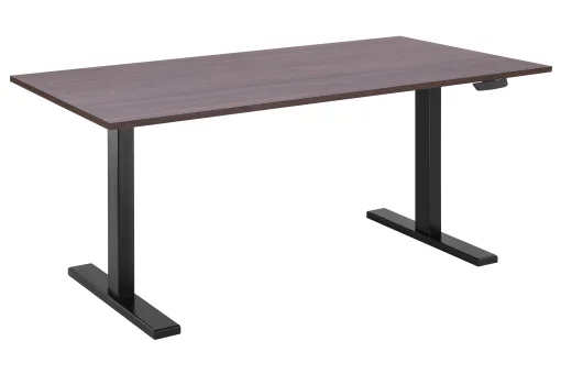 Стіл комп'ютерний 2E CE150WDARK-MOTORIZED, регулювання висоти, електропривід 220В, 62/128x150х75cм, Wood Dark