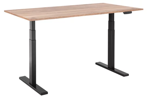 Стіл комп'ютерний 2E CE150WOLD-MOTORIZED, регулювання висоти, електропривід 220В, 62/128x150х75cм, Wood Old