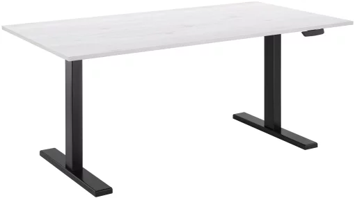 Стіл комп'ютерний 2E CE150WWHITE-MOTORIZED, регулювання висоти, електропривід 220В, 62/128x150х75cм, Wood White