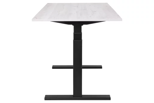 Стіл комп'ютерний 2E CE150WWHITE-MOTORIZED, регулювання висоти, електропривід 220В, 62/128x150х75cм, Wood White