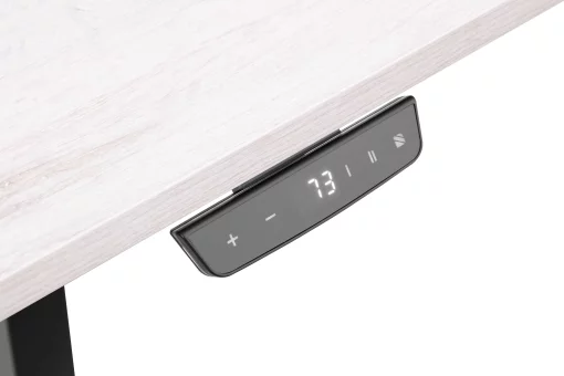 Стіл комп'ютерний 2E CE150WWHITE-MOTORIZED, регулювання висоти, електропривід 220В, 62/128x150х75cм, Wood White