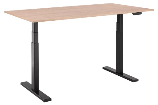 Стіл комп'ютерний 2E CE150WYLOW-MOTORIZED, регулювання висоти, електропривід 220В, 62/128x150х75cм, Wood Yellow