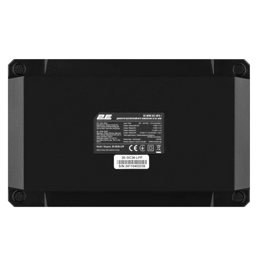 Джерело безперебійного живлення 2E Mini DC 36Вт, LFP