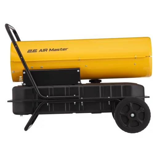 Теплова гармата дизель/гас 2E PowerHeat D30, прямого нагріву, 30кВт, 380м2, 750м3/год, колеса, IPX4, жовтий, 19.2кг