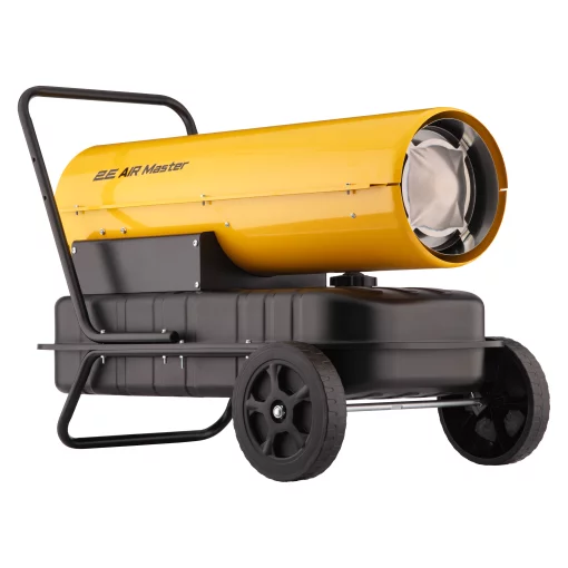 Теплова гармата дизель/гас 2E PowerHeat D30, прямого нагріву, 30кВт, 380м2, 750м3/год, колеса, IPX4, жовтий, 19.2кг