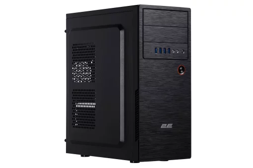 Корпус 2E Alfa E1802 без БЖ 4xUSB3.0, VGA 320мм, ATX, чорний