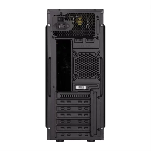 Корпус 2E Alfa E185-400 з БЖ 2E ATX400W, 1xUSB3.0, 2xUSB2.0, VGA 310мм, ATX, чорний