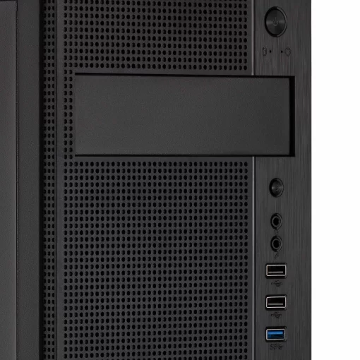 Корпус 2E Alfa E185-400 з БЖ 2E ATX400W, 1xUSB3.0, 2xUSB2.0, VGA 310мм, ATX, чорний