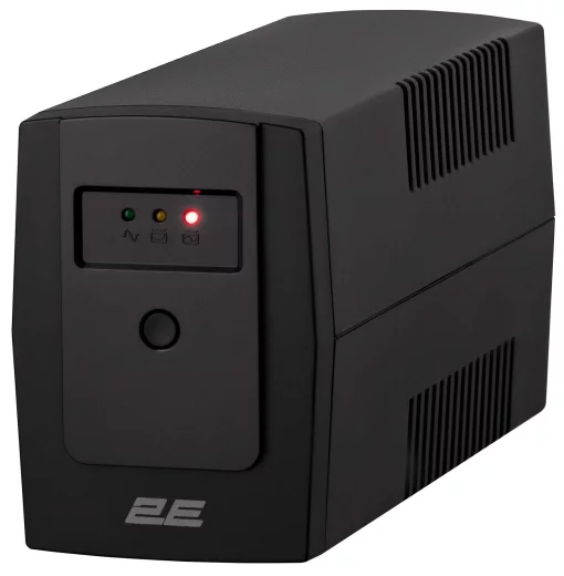 Джерело безперебійного живлення 2E ED850, 850VA/480W, LED, 2xSchuko