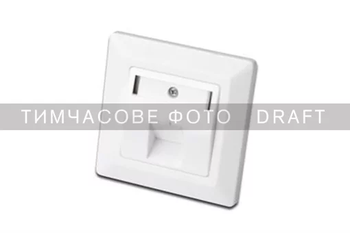 Настінна розетка 2E CАТ 6 FTP, 1xRJ45, 8P8C, для прихованої проводки