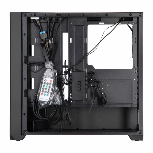 Корпус 2E GAMING Dominator Pro G2302B, без БЖ 2xUSB3.0, 1xUSBType-C, 4x120мм ARGB, VGA 380мм, LCS ready, контролер з пультом, TG Side Panel, TG/Mesh Front panel, ATX, чорний