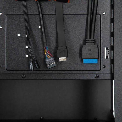 Корпус 2E GAMING Dominator Pro G2302B, без БЖ 2xUSB3.0, 1xUSBType-C, 4x120мм ARGB, VGA 380мм, LCS ready, контролер з пультом, TG Side Panel, TG/Mesh Front panel, ATX, чорний