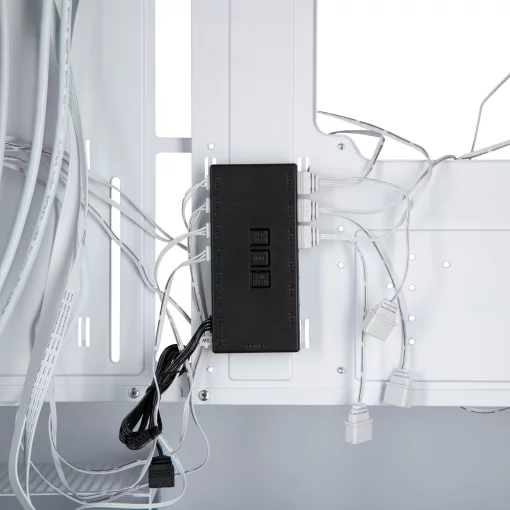 Корпус 2E GAMING Dominator Pro G2302W, без БЖ 2xUSB3.0, 1xUSBType-C, 4x120мм ARGB, VGA 380мм, LCS ready, контролер з пультом, TG Side Panel, TG/Mesh Front panel, ATX, білий