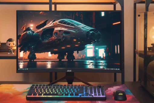 Монітор 2E GAMING 27" G2724BV HDMI, DP, VA, 2560x1440, 165Hz, 1ms, CURVED, FreeSync