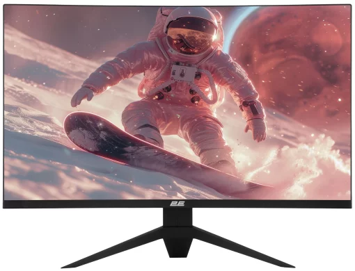 Монітор 2E GAMING 27" G2724BV HDMI, DP, VA, 2560x1440, 165Hz, 1ms, CURVED, FreeSync