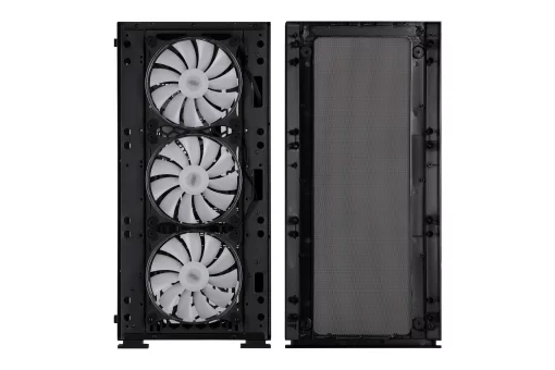 Корпус 2E GAMING Virtus Neo G3301N без БЖ 2xUSB3.0, 1xUSB2.0, 3x140мм ARGB, 1x120мм ARGB,  VGA 340мм, LCS ready, контролер з пультом, TG Side Panel, ATX, чорний