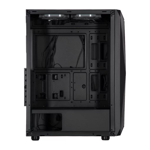 Корпус 2E GAMING Aruba G3313B, без БЖ 1xUSB3.0, 2xUSB2.0, 5x120мм ARGB, VGA 300мм, LCS ready, HUB, TG Side Panel, ATX, чорний