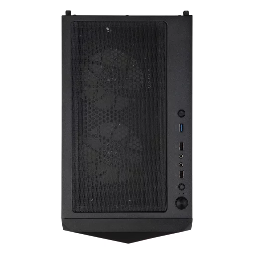Корпус 2E GAMING Aruba G3313B, без БЖ 1xUSB3.0, 2xUSB2.0, 5x120мм ARGB, VGA 300мм, LCS ready, HUB, TG Side Panel, ATX, чорний