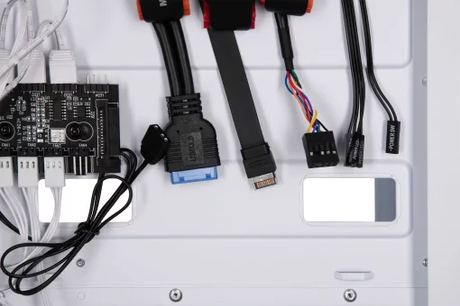 Корпус 2E GAMING Hexagon G338W без БЖ 2xUSB3.0, 1xUSBType-C, 3x120мм ARGB, 1x120мм, VGA 330мм, LCS ready, HUB, TG Side Panel, ATX, білий